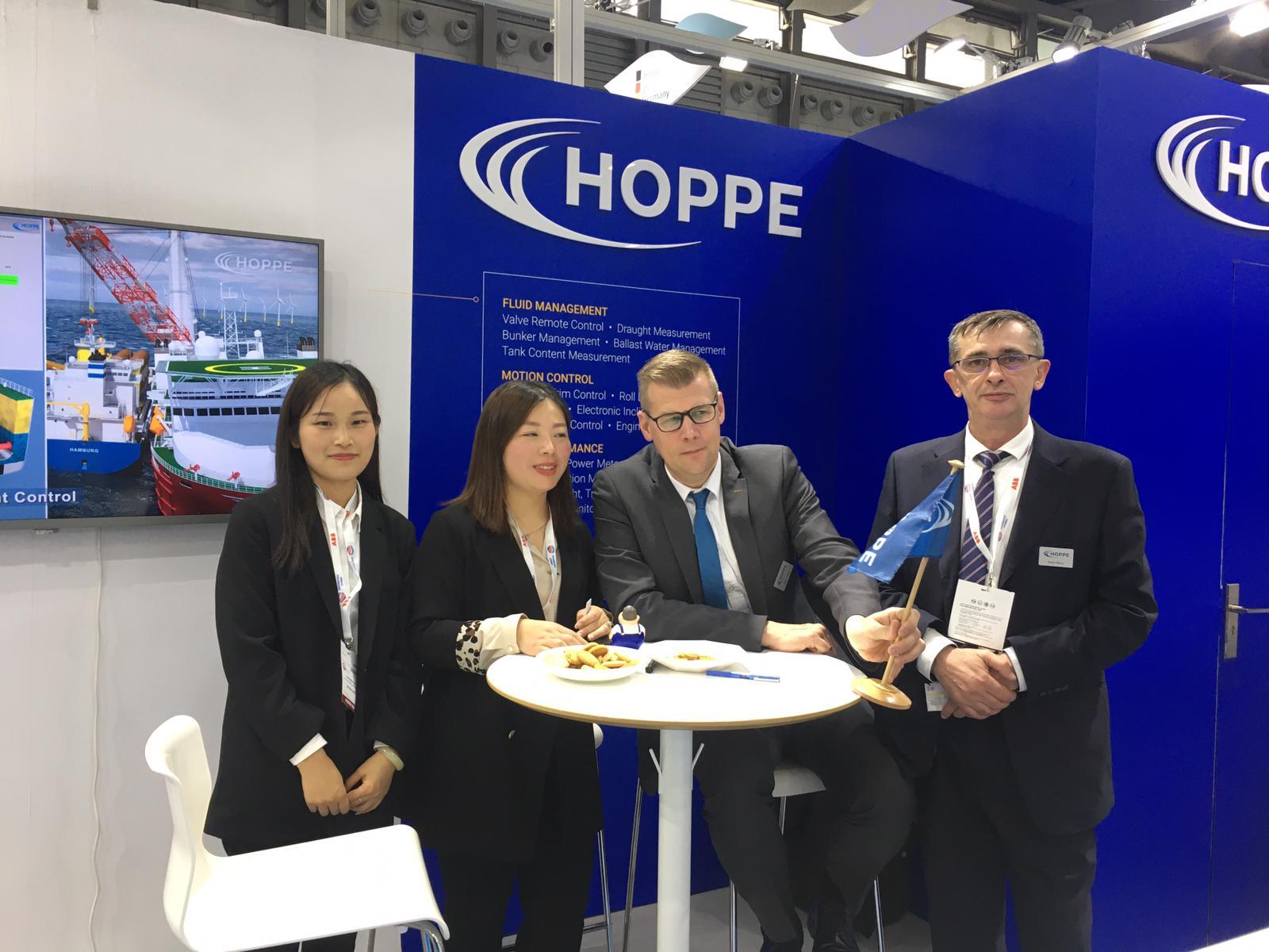 Hoppe at the Marintec 2019 in Shanghai